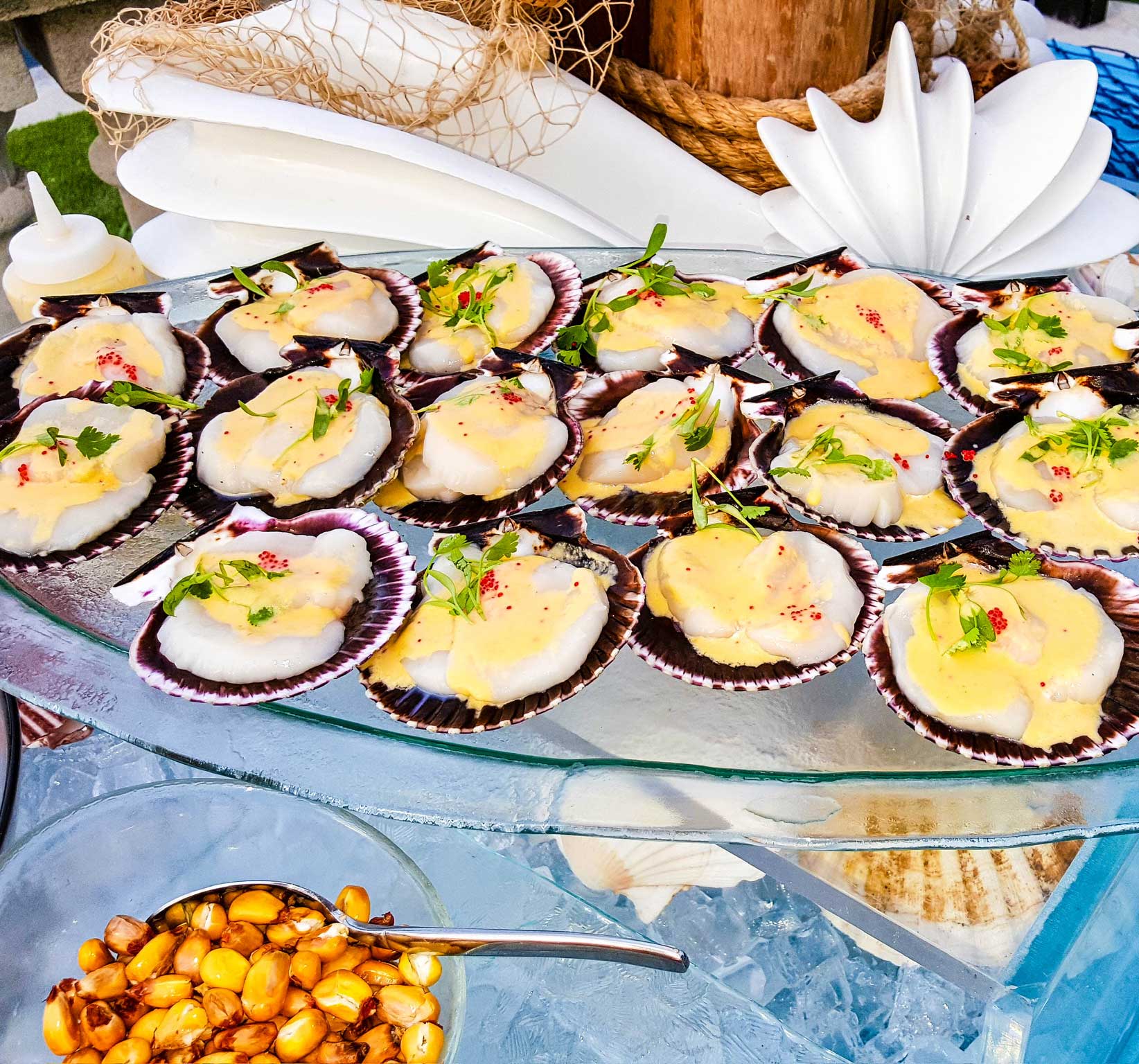 Summer Seafood Station Catering