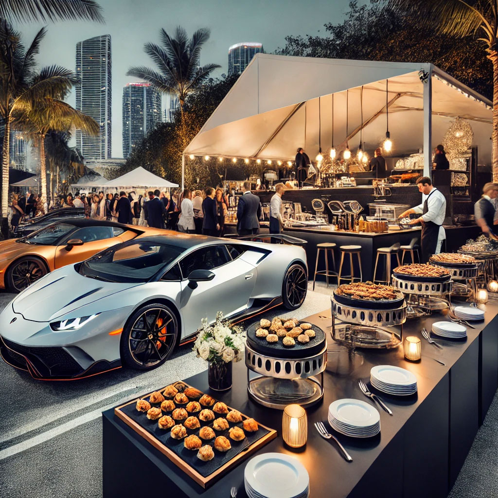 Automotive Event Catering: A South Florida Hidden Secret - Miami catering